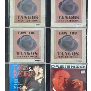 Los 100 Tangos Mas Famoos Compilation Set Of 6 Cd's Mint Condition